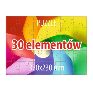 Puzzle 30 elementów - 100 sztuk