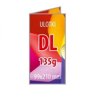 Ulotki 2x DL-135g -1000 sztuk