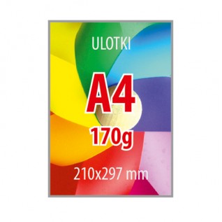 Ulotki A4 -170g - 1000 sztuk