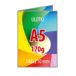 Ulotki 2xA5-170g -1000 sztuk