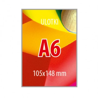 Ulotki A6 -135g - 1000 sztuk