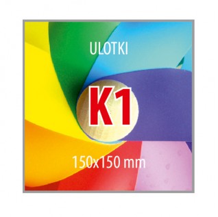 Ulotki K1 - 1000 sztuk