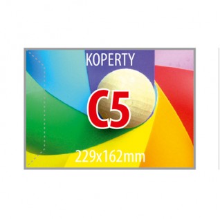 Koperty C5 - 250 sztuk