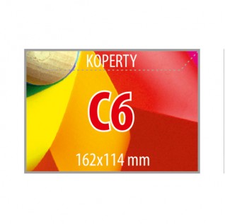 Koperty C6 - 250 sztuk