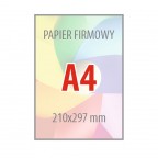 Papier firmowy A4 - 5000 sztuk