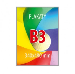Plakaty B3 - 100 sztuk
