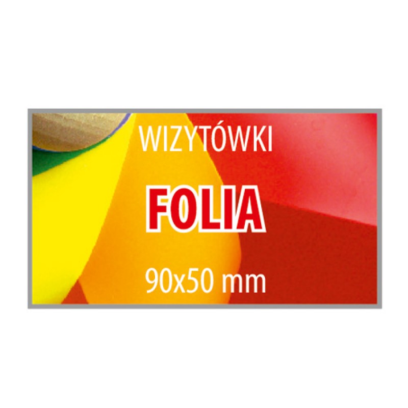 Wizytówka 90x50 F - 500 sztuk