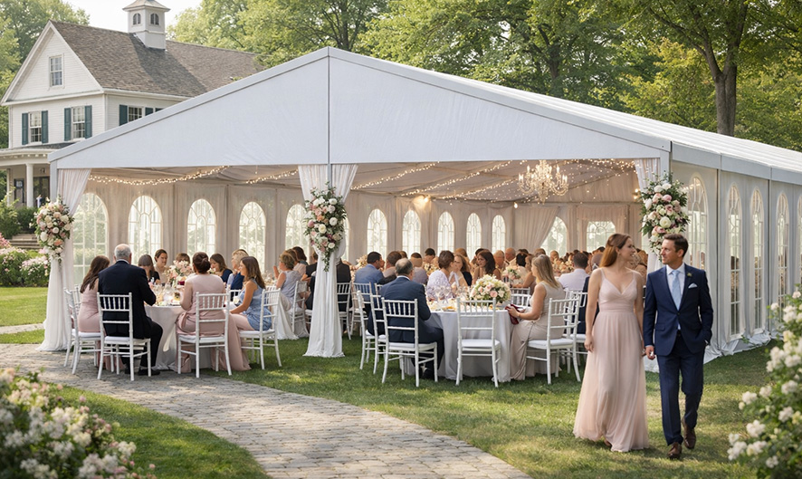 Wizualizacje 3d - Namiot imprezowy 10x20 m