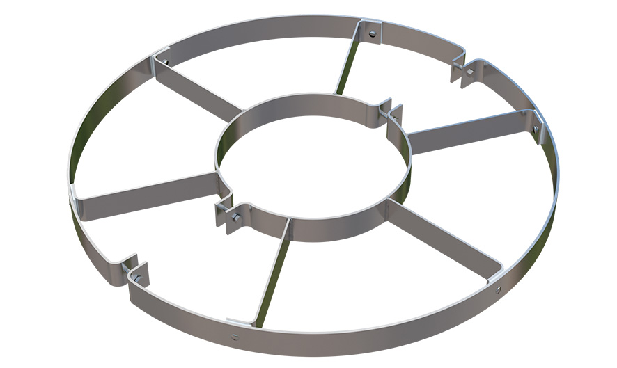 Wizualizacje 3d - Elementy konstrukcji izolacyjnych